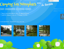 Tablet Screenshot of campinglesnenuphars.com